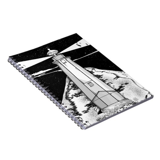 Boulder Bank Lighthouse Notizblock (Rechte Seite)