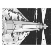 Boulder Bank Lighthouse Tischdecke (Vorderseite (Horizontal))