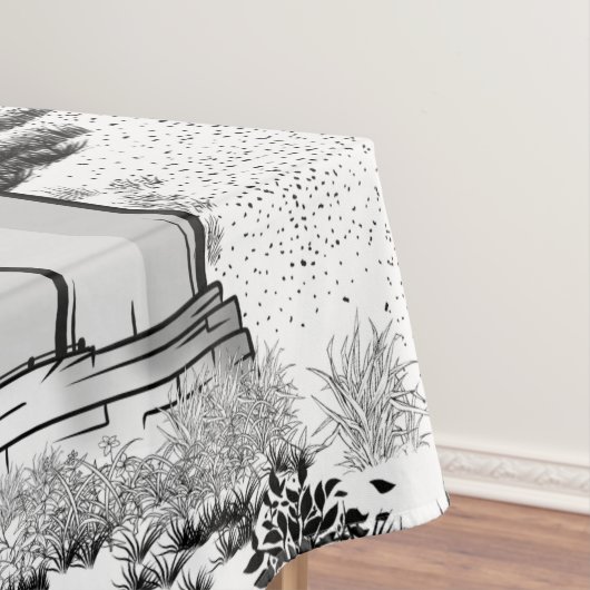 Boulder Bank Lighthouse Tischdecke (Beispiel)