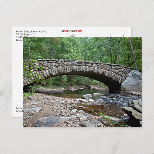 Boulder Bridge Postkarte (Vorne/Hinten)