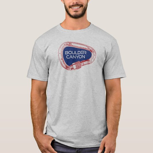 Boulder Canyon Colorado Klettergarten T-Shirt (Vorderseite)