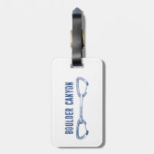 Boulder Canyon Colorado Klettersteig Quickziehung Gepäckanhänger (Rückseite vertikal)