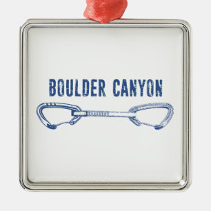 Boulder Canyon Colorado Klettersteig Quickziehung Ornament Aus Metall
