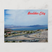 Boulder City and Lake Mead Postkarte (Vorderseite)