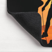 Boulder Climber Bergsteigen Klettern Bouldern Mousepad (Ecke)