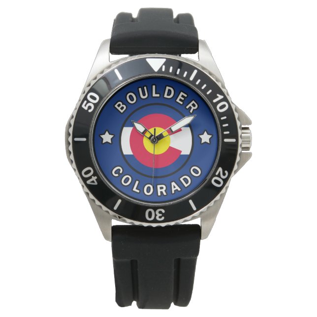 Boulder Colorado Armbanduhr (Vorderseite)