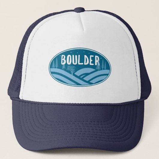 Boulder Colorado Außenbereich Truckerkappe (Vorderseite)