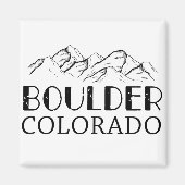 Boulder Colorado Boulder Co Colorado Magnet (Vorne)