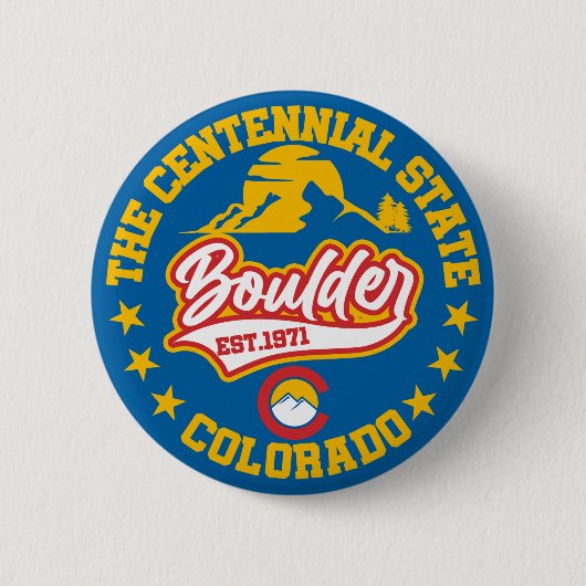 Boulder, Colorado Button (Vorderseite)