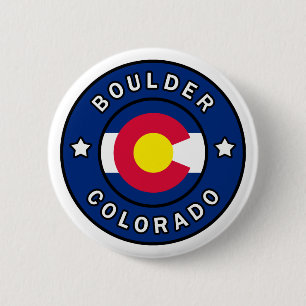 Boulder Colorado Button