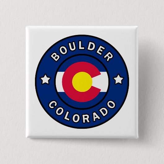 Boulder Colorado Button (Vorderseite)
