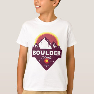 Boulder Colorado Co Rocky Mountains Wandern Skifah T-Shirt