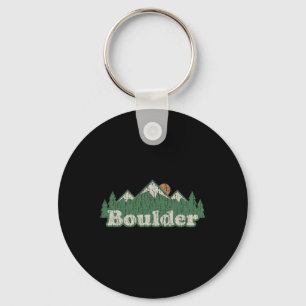 Boulder Colorado Co T-Shirt Vintage Wandern Mounta Schlüsselanhänger