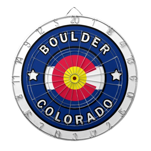 Boulder Colorado Dartscheibe (vorne)