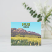 Boulder Colorado Flatirons - Flachbildschirm (Stehend Vorderseite)