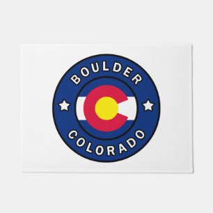 Boulder Colorado Fußmatte
