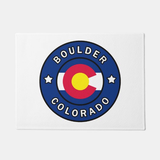 Boulder Colorado Fußmatte (Vorderseite)