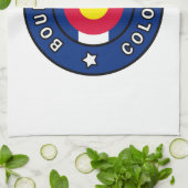 Boulder Colorado Geschirrtuch (Gefaltet)