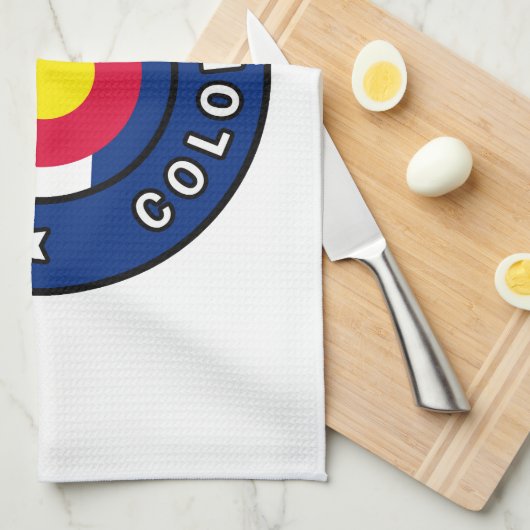 Boulder Colorado Geschirrtuch (Viertel Falte)