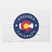 Boulder Colorado Geschirrtuch (Horizontal)