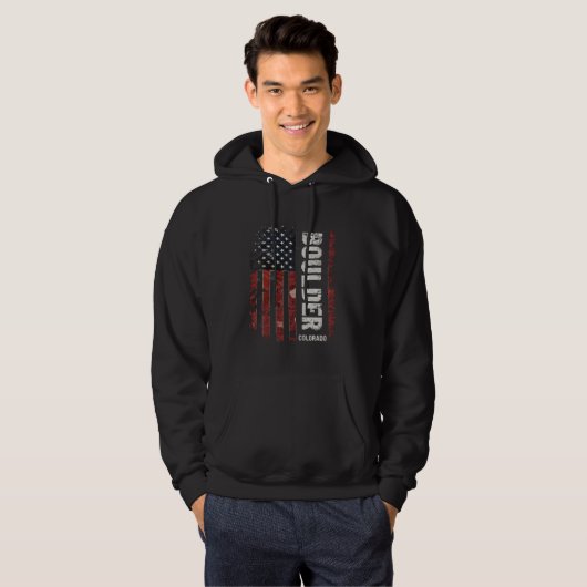Boulder Colorado Hoodie (Vorne ganz)