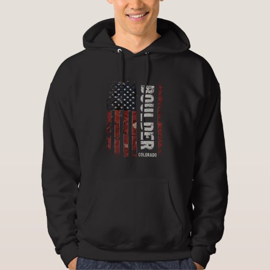 Boulder Colorado Hoodie (Vorderseite)