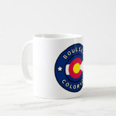 Boulder Colorado Kaffeetasse (Vorderseite Links)