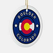 Boulder Colorado Keramik Ornament (Rechts)