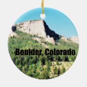 Boulder, Colorado Keramik Ornament (Hinten)