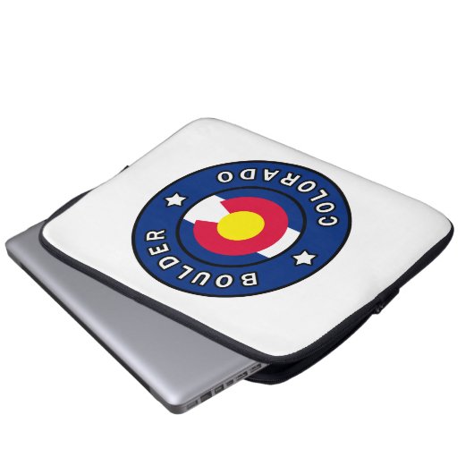 Boulder Colorado Laptopschutzhülle (Vorne Knopf)
