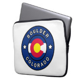 Boulder Colorado Laptopschutzhülle (Vorderseite Links)
