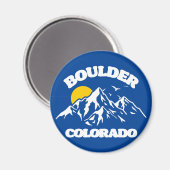 Boulder, Colorado Magnet (Vorderseite/Rückseite)