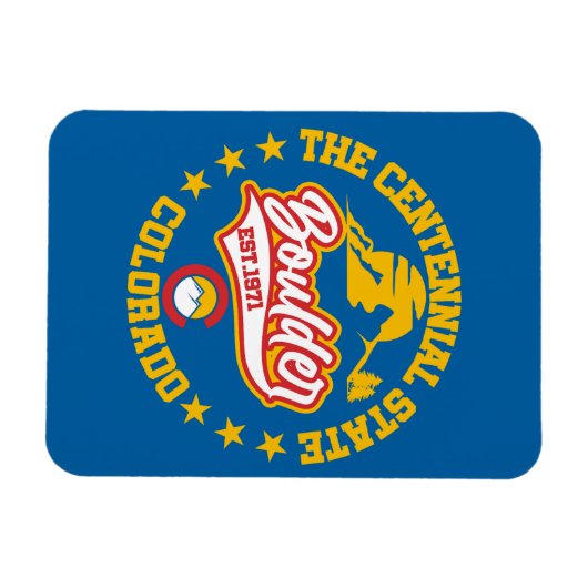 Boulder, Colorado Magnet (Horizontal)