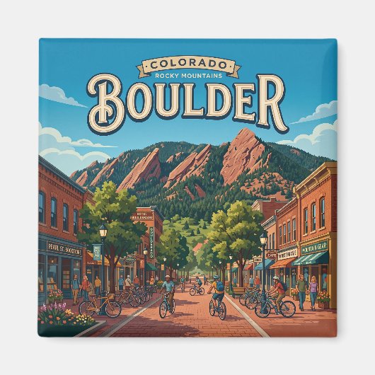 Boulder, Colorado Magnet (Vorne)