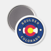 Boulder Colorado Magnet (Vorderseite/Rückseite)