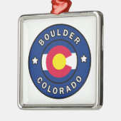 Boulder Colorado Ornament Aus Metall (Links)
