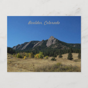 Boulder Colorado Postcard Postkarte