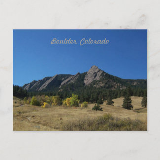 Boulder Colorado Postcard Postkarte