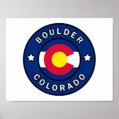 Boulder Colorado Poster (Vorne)