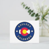 Boulder Colorado Postkarte (Stehend Vorderseite)