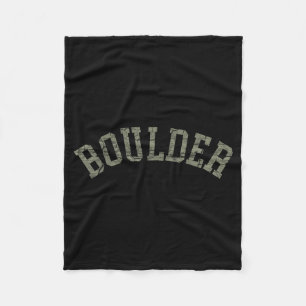 Boulder Colorado Rocky Mountains Skifahren Camping Fleecedecke