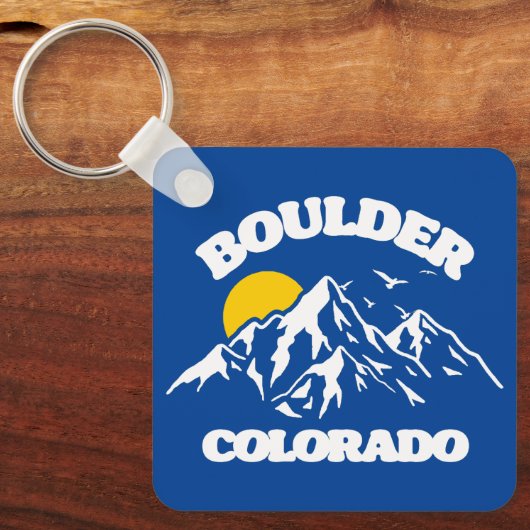 Boulder, Colorado Schlüsselanhänger (Vorderseite)