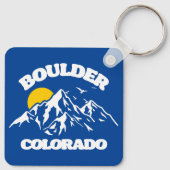 Boulder, Colorado Schlüsselanhänger (Rückseite)