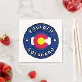 Boulder Colorado Serviette (Beispiel)