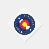 Boulder Colorado Serviette (Ecke)