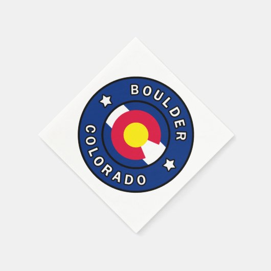 Boulder Colorado Serviette (Ecke)