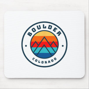 Boulder Colorado Skifahren Snowboarden Familie Ski Mousepad