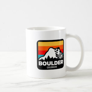 Boulder Colorado Skifahren Snowboarden Familienaus Kaffeetasse