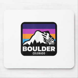 Boulder Colorado Skifahren Snowboarden Familienaus Mousepad