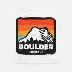 Boulder Colorado Snowboarden Familienausflug Fleecedecke